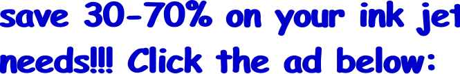 save 30-70% on your ink